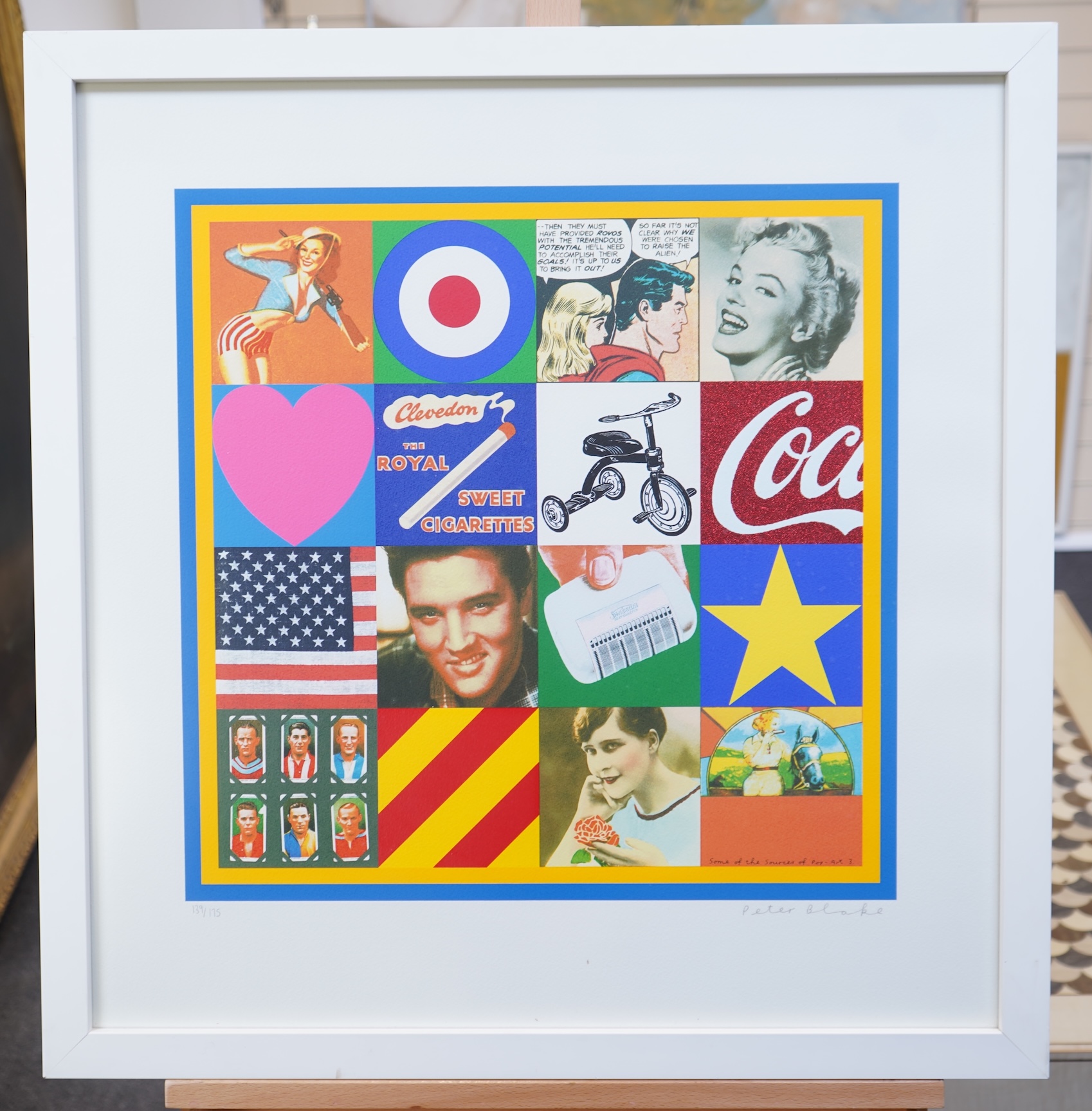Sir Peter Blake CBE RDI RA (b. 1932), 'Some of the Sources of Pop-Art. 3